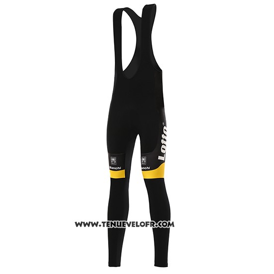 2016 Maillot Ciclismo Lotto NL Jumbo Jaune et Noir Manches Longues et Cuissard